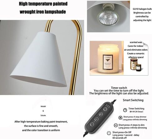 Candle Warmer Lamp, Jar Candles with Timer Safe Efficient and Dimmable Electric Candle Lamp in Saudi Arabia