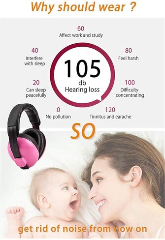 XEMZ Baby Ear Protection Noise Cancelling Headphones, for 0-5 Years Kid in Saudi Arabia
