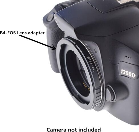 B4-EF M Lens Adapter Compatible with B4 2/3" Broadcast Grade Mount Lens & for EOS-M (EF-M Mount) Camera EF M M2 M3 M5 M6 M10 M50 M100.with Tripod Mount in Kuwait