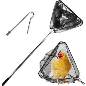 سماركي شبكة صيد الدجاج، عمود خطاف قابل للسحب لامساك الدجاج، ادوات مزرعة الدواجن للديك الرومي والبط والطيور والطيور والاسماك والحيوانات الصغيرة in Kuwait