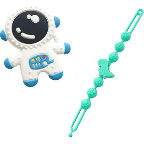 Silicone Teething Toys for Infant Toddler,Relief Soothe Babies Gums Set,BPA Free Freezable Dishwasher and Refrigerator Safe,Silicone Teething Toys for Babies 3 6 12 Months (215MM*25mm) in Saudi Arabia