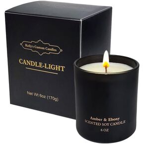 Scented Candles for Women,Premium Lotus Aromatherapy Candles, Home Scented Candle, 6 oz Soy Candles,Long-Lasting Christmas Birthday Gifts for Women with Matte Black Gift Box.