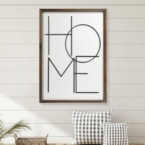 Framed 3D Home Wall Art Signs Farmhouse Love Signs Above Bed Wall Decors Wall Art for Rustic Home Decor Bedroom Living Room Wood Signs in Kuwait