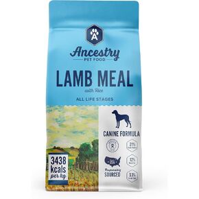Ancestry Dog Food, Duck Meal & Potato Recipe, Crude Protein, Fiber & Fat, For All Life Stages, Dry Dog Food, Prevent Food Allergies, Improve Gut Health, Grain Free, Immune Support (4 lb. Bag) in Saudi Arabia