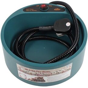 Babypet Pet Heated Bowl, 2000ml Thermal Automatic Constant Temperature Pet Heating Feeding Drinking Bowls Small, Medium Large Dogs and Cats in Saudi Arabia