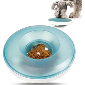 PrimePets Dog Bowls, Interactive Wobble Dog Food Dispenser, Treat Dispenser Toy, Pet Food Bowl for Dogs Cats Up to 3 Cups, Blue in Kuwait