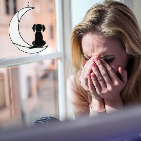 هدية YDGFUHM لمحبي الحيوانات الأليفة وأصحاب الحيوانات الأليفة الملطخة | النصب التذكاري للكلب الزجاجي | هدايا تعاطف مع الحيوانات الأليفة للكلاب | هدايا تذكارية دافئة لمحبي الكلاب in Kuwait