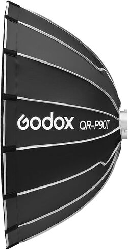 Godox QR-P120T 47" Quick Release Parabolic Softbox for Godox SL60II SL150III FV150II AD300PRO AD400PRO AD600BM SZ300R VL300 UL150II ML60 Other Bowen Mount Studio Flash Speedlite in Saudi Arabia