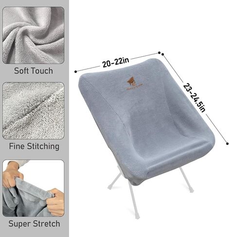 غطاء كرسي تخييم دافئ محمول من GEERTOP بساط مقعد خفيف الوزن لمعظم الكراسي القابلة للطي المدمجة في الهواء الطلق in Kuwait