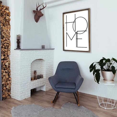 Framed 3D Home Wall Art Signs Farmhouse Love Signs Above Bed Wall Decors Wall Art for Rustic Home Decor Bedroom Living Room Wood Signs in Kuwait