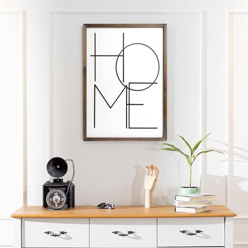 Framed 3D Home Wall Art Signs Farmhouse Love Signs Above Bed Wall Decors Wall Art for Rustic Home Decor Bedroom Living Room Wood Signs in Kuwait