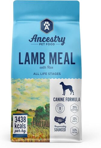 Ancestry Dog Food, Duck Meal & Potato Recipe, Crude Protein, Fiber & Fat, For All Life Stages, Dry Dog Food, Prevent Food Allergies, Improve Gut Health, Grain Free, Immune Support (4 lb. Bag) in Saudi Arabia