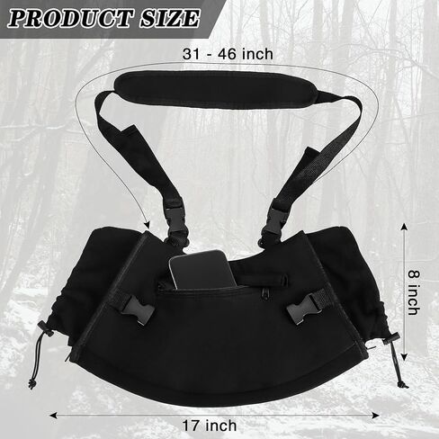 WBCBEC 1PCS Hand Warmer, Hand Muff, Hand Warming Pouch, Water Resistant Windproof, Durable Oxford Material, Perfect for Hunting, Camp, Golf, Mens Gifts, Outdoors, Fits Hand Warmers Not Included in Kuwait