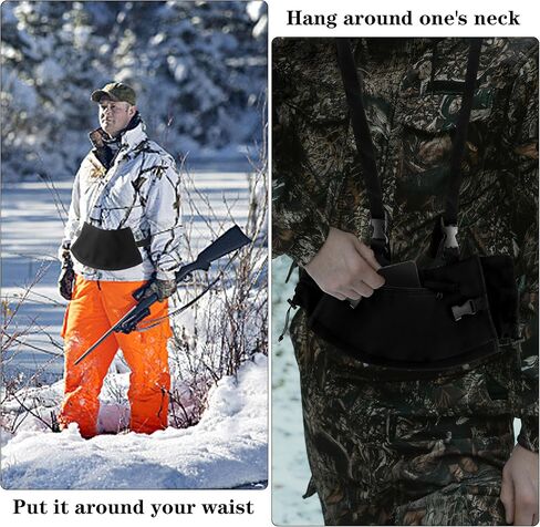 WBCBEC 1PCS Hand Warmer, Hand Muff, Hand Warming Pouch, Water Resistant Windproof, Durable Oxford Material, Perfect for Hunting, Camp, Golf, Mens Gifts, Outdoors, Fits Hand Warmers Not Included in Kuwait