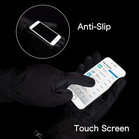 RYMNT Heated Gloves Liners for Men Women,Rechargeable Electric Heating Gloves with 2500mAH Battery,Touchscreen,Hand Warmers Great for Snow Winter Ski Cycling Hunting,Arthritis Hands in Kuwait