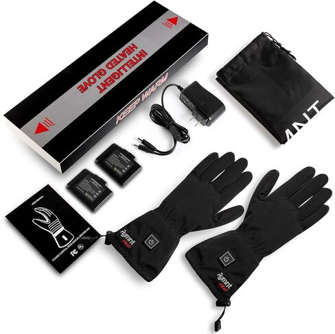 RYMNT Heated Gloves Liners for Men Women,Rechargeable Electric Heating Gloves with 2500mAH Battery,Touchscreen,Hand Warmers Great for Snow Winter Ski Cycling Hunting,Arthritis Hands in Kuwait