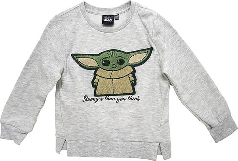 STAR WARS Girls' Toddler Baby Grogu Pullover with Patch in Saudi Arabia