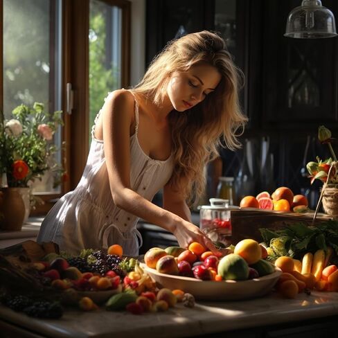 19 قطعة من الفاكهة المزيفة من HEJKFVCL، فاكهة بلاستيكية، 1: 1 نسخة من الفاكهة الاصطناعية، لتزيين حفلات المنزل والمطبخ in Kuwait