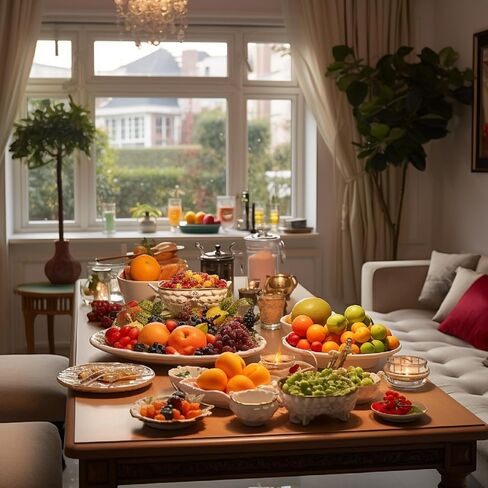 19 قطعة من الفاكهة المزيفة من HEJKFVCL، فاكهة بلاستيكية، 1: 1 نسخة من الفاكهة الاصطناعية، لتزيين حفلات المنزل والمطبخ in Kuwait