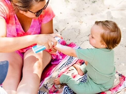 Babo Botanicals Sensitive Baby Mineral Sunscreen Spray SPF30 Natural Zinc Oxide Non Aerosol – Face & Body Fragrance Free Water Resistant For Babies & Kids Various Versions in Kuwait