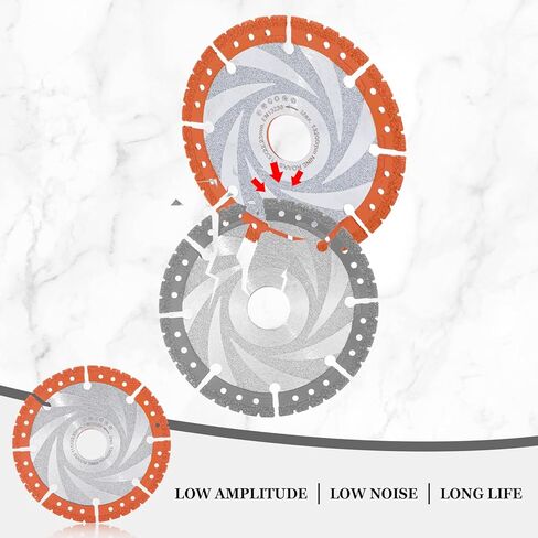 NINEROARS قطع المعادن شفرة المنشار الماس 5 بوصة 125 مم تكنولوجيا النحاس فراغ جميع الأغراض قطع عجلة لصفائح حديد التسليح زاوية معدنية الحديد الفولاذ المقاوم للصدأ (لمطحنة زاوية أربور 7/8 بوصة) in Kuwait