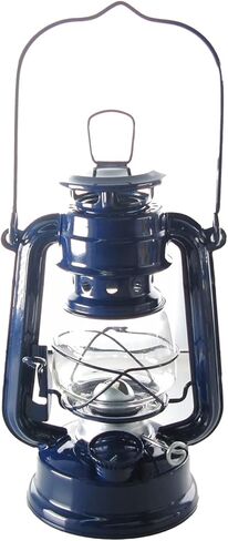 Shop4Omni S4O Hanging Hurricane Lantern/Elegant Wedding Light/Table Centerpiece Lamp - 8 Inches - (1, Light Blue) in Kuwait
