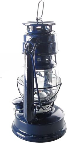 Shop4Omni S4O Hanging Hurricane Lantern/Elegant Wedding Light/Table Centerpiece Lamp - 8 Inches - (1, Light Blue) in Kuwait