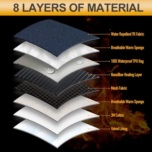 OMVMO Heated Gloves for Camping and Hiking in Kuwait