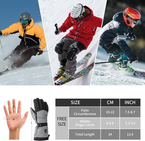 OMVMO Heated Gloves for Camping and Hiking in Kuwait