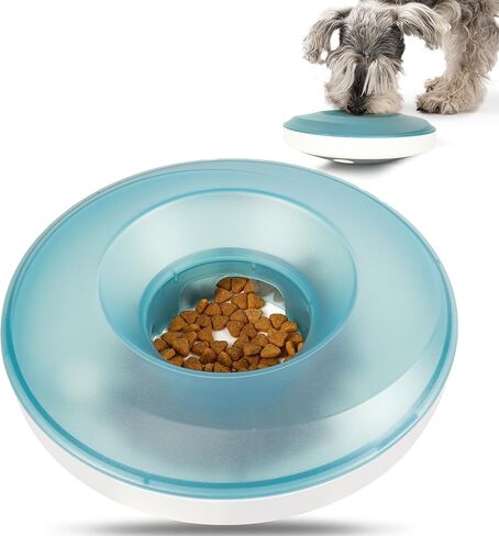 PrimePets Dog Bowls, Interactive Wobble Dog Food Dispenser, Treat Dispenser Toy, Pet Food Bowl for Dogs Cats Up to 3 Cups, Blue in Kuwait