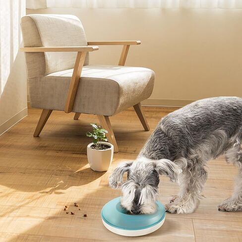 PrimePets Dog Bowls, Interactive Wobble Dog Food Dispenser, Treat Dispenser Toy, Pet Food Bowl for Dogs Cats Up to 3 Cups, Blue in Kuwait