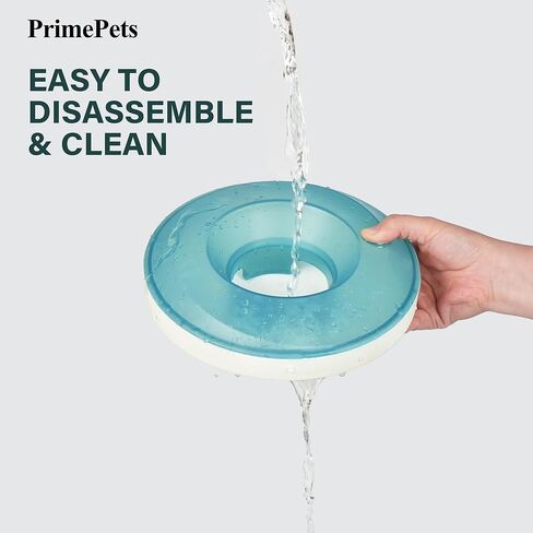 PrimePets Dog Bowls, Interactive Wobble Dog Food Dispenser, Treat Dispenser Toy, Pet Food Bowl for Dogs Cats Up to 3 Cups, Blue in Kuwait