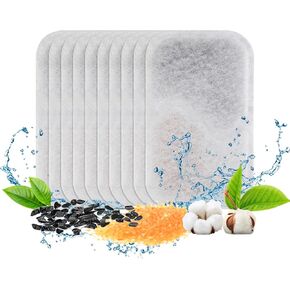 Cat Water Fountain 10 Pack Replacement Filters Sponges for 102oz Automatic Pet Fountain Cat Water Fountain Dog Water Dispenser