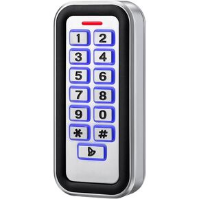 قارئ RFID للتحكم في الوصول المعدني، قارئ EM مقاوم للماء 125 كيلو هرتز، وحدة تحكم في الوصول للقفل المغناطيسي الكهربائي، فتاحة بوابة القرب، غلاف من سبائك الزنك، Wiegand للداخل والخارج، لوحة دخول بدون مفتاح للمرآب in Kuwait