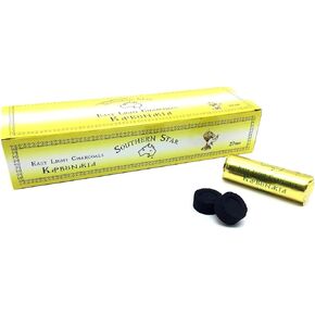 أقراص فحم البخور سريعة الإضاءة من Southern Star - قوالب حرق البخور متوسطة الحجم، 27 مم، 120 قرص فحم طبيعي خالٍ من الرائحة في 45 دقيقة. حرق الوقت in Kuwait