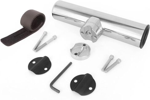 10 ال 0 لتر حامل صنارة صيد لعربة الجولف، حامل قضيب من الستانلس ستيل يثبت على الجانب 7/8 انش الى 1 انش لقضبان ايزجو وياماها وسيارة النادي in Kuwait