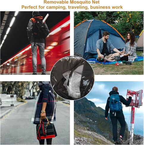 خيمة ناموسية منبثقة محمولة، ناموسية برؤوس سفر سهلة التركيب للاستخدام في الفراش والتخييم والسفر والاطفال (تصميم معتم، مقاس L) in Kuwait