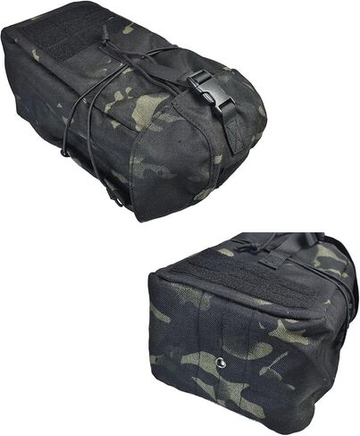 Tactical Molle Pouch Large Capacity Dump Pouch Drawstring Magazine Tactical Utility Pouch Recycling Pouch Bag Belt Waist Bag in Kuwait