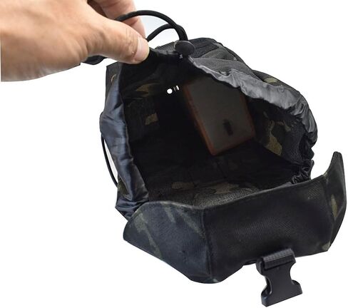 Tactical Molle Pouch Large Capacity Dump Pouch Drawstring Magazine Tactical Utility Pouch Recycling Pouch Bag Belt Waist Bag in Kuwait