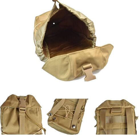 Tactical Molle Pouch Large Capacity Dump Pouch Drawstring Magazine Tactical Utility Pouch Recycling Pouch Bag Belt Waist Bag in Saudi Arabia