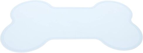 POPETPOP Pet Bowl Mat Silicone Dog Food Mat Silicone Pet Dog Cat Feeding Mat - Bone Shaped Table Mat Bowl Placemat for Dogs and Cats -Slip Feeding Mat Pad Water Bowl Mat Dog Bowls Mat in Saudi Arabia