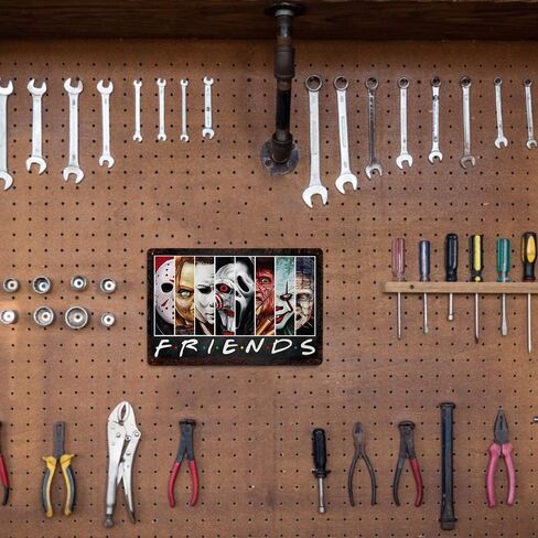 Tales from the Crypt Vintage Metal Tin Sign | 12x8 inches | Gothic Horror Collectible Decor | Spooky Wall Art | Perfect for Halloween, Fans of the Macabre & Paranormal Enthusiasts(C139) in Kuwait