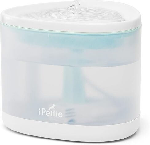 اي بيتي نافورة مياه بتصميم مثلث للقطط سعة 84 اونصة/2.5 لتر فائقة الهدوء، نافورة مياه اوتوماتيكية للحيوانات الاليفة مع فلتر كبير الحجم يدور بـ 5 مراحل للقطط والكلاب الصغيرة والحيوانات الاليفة in Kuwait