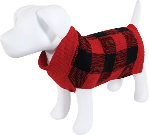 Luvable Friends Dogs and Cats Knit Pet Sweater, Fair Isle, Small in Saudi Arabia