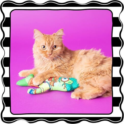 Fat Cat Fish Hipster Kicker Cat Toy in Saudi Arabia