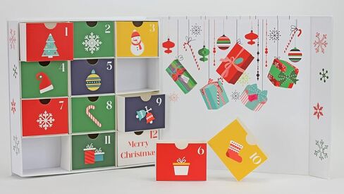 Midlee Cat Advent Calendar - 12 Days of Christmas Filled Cat Toy Gift in Saudi Arabia