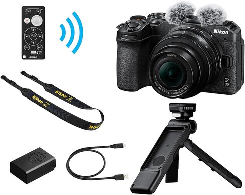 Nikon Z 30 w/NIKKOR Z DX 16-50mm Lens Vlogger Kit (International Model) (Renewed) in Saudi Arabia