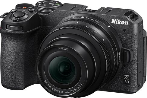 Nikon Z 30 w/NIKKOR Z DX 16-50mm Lens Vlogger Kit (International Model) (Renewed) in Saudi Arabia
