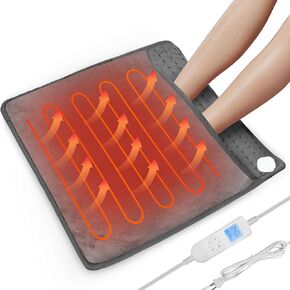 COMFIER Heated Foot Warmer & Heating pad for Back 24"x20" Extra Large Feet Warmers for Women,Heated Slippers Foot Warmers Under Desk,6 Heat Level/4Timer,Gifts for Women,Men in Kuwait