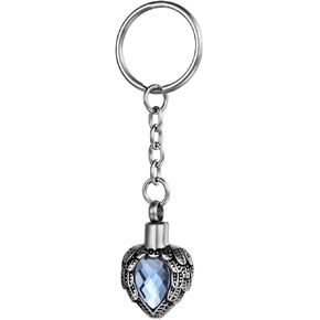 FCZDQ Urn Keychain Birthstone Angel Wing Memorial Keepsake for Ashes Cremation Jewelry in Kuwait